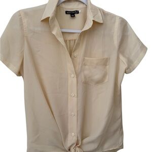 J. Crew Mercantile Blouse in Cream